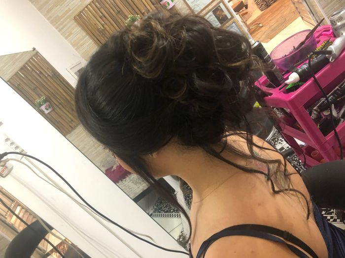 Teste da Make e Penteado para o dia c 2