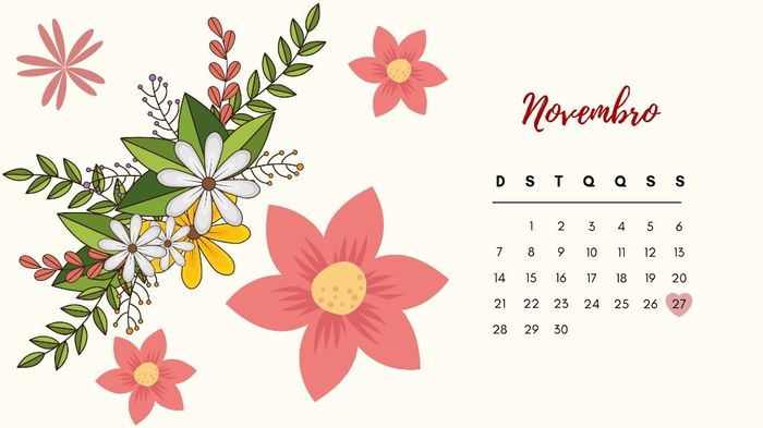 Calendário pelo canva 1