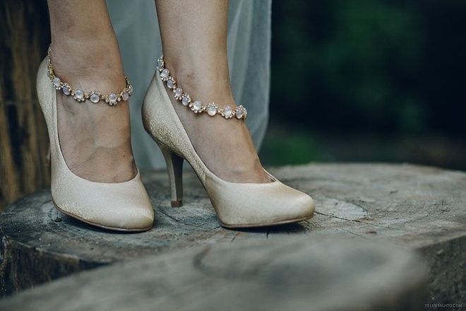 sapato de noiva