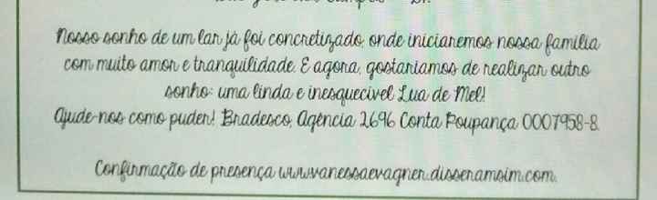 Presentes em dinheiro - 1