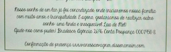 Presentes em dinheiro - 1