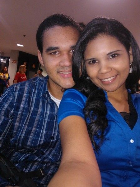Momentos antes do pedido de noivado