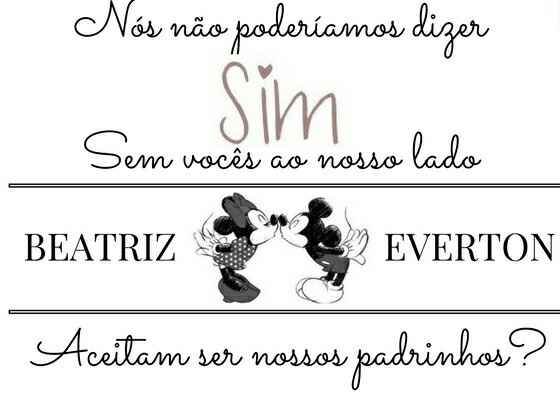 Convites padrinhos! opiniões meninas - 1