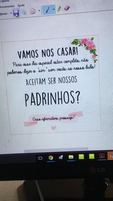 Convite dos padrinhos ❤️vem ver !! - 5
