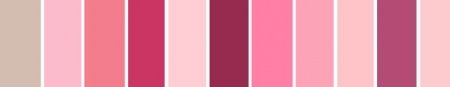 paleta de cores madrinhas
