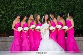 Madrinhas de rosa pink