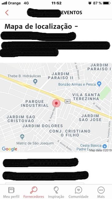 Mapa de localizaçao
