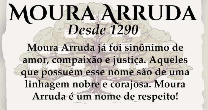 Seremos a família Moura Arruda! 2