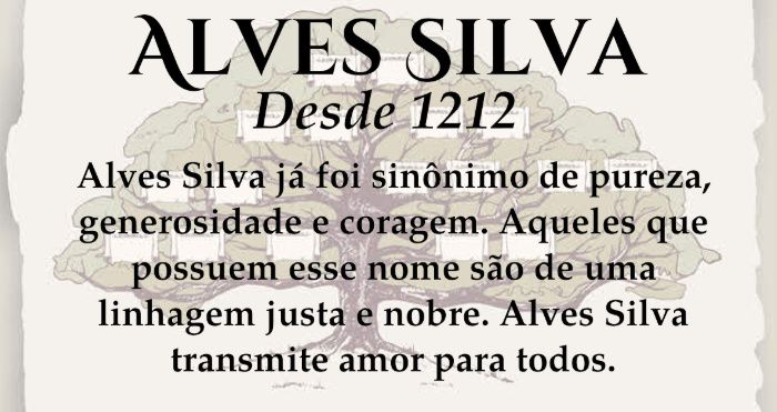 Seremos a família Alves Silva 2