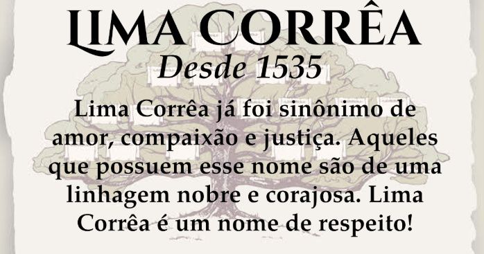 Seremos a família Lima Corrêa... e vocês? 1