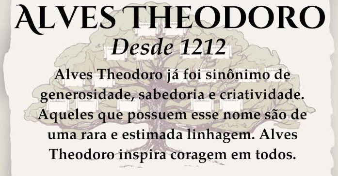 Seremos a família Alves Theodoro 😍 1