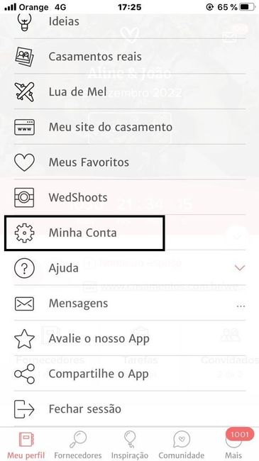 Como alterar a data do seu casamento? 5