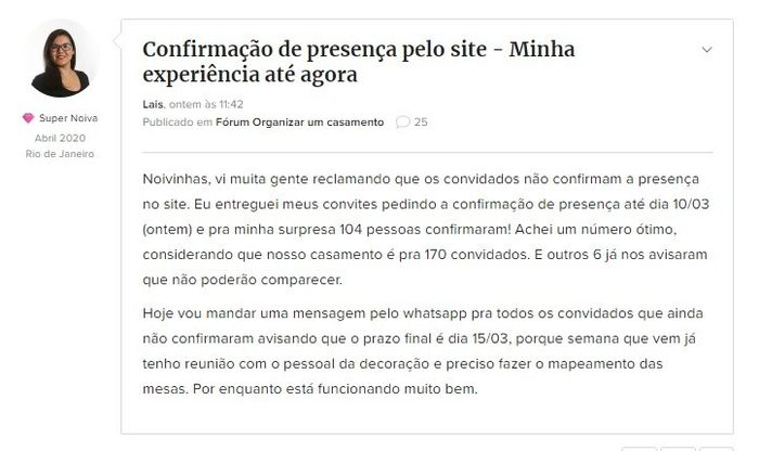 5 dicas para a confirmação presença no dia C 2