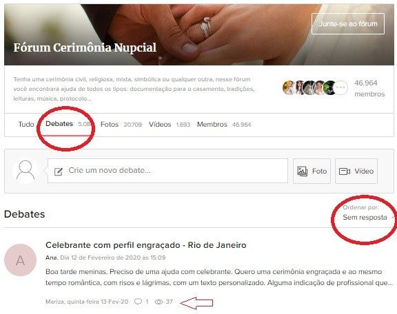 Como encontrar debates sem respostas? - 1
