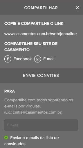 TUDO sobre o Site de Casamento - 10