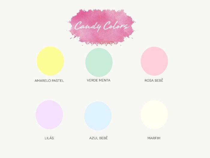 Candy colors para os vestidos das madrinhas? 2