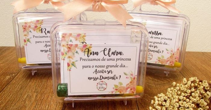 Presentes criativos para daminhas e pajens: se inspire e acerte no convite 🍭 1