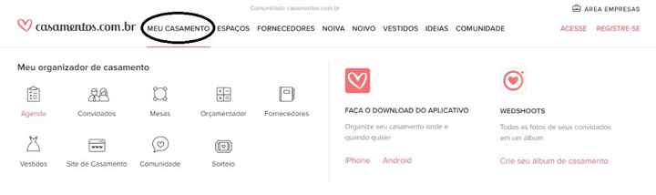 Sabe usar o "Meu organizador de casamento"? - 1