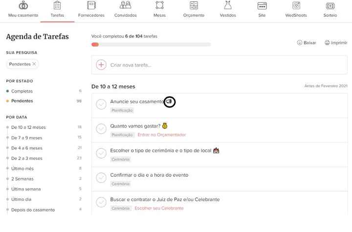Sabe usar o "Meu organizador de casamento"? - 3