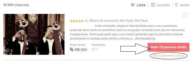 Passo-a-passo para buscar fornecedores e pedir orçamentos - 5