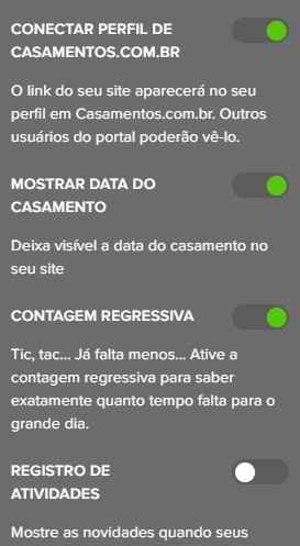 TUDO sobre o Site de Casamento - 9