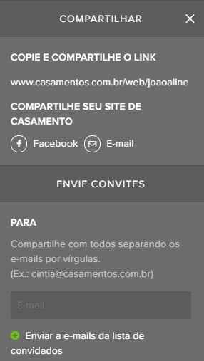 TUDO sobre o Site de Casamento - 10
