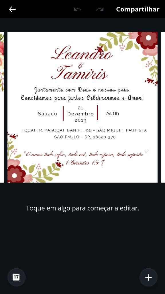 Modelos de convite (canva) - 1