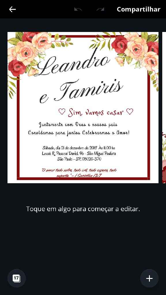 Modelos de convite (canva) - 2