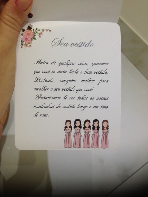  Minhas Lembrancinha, convite e manual para madrinhas e padrinhos - 7