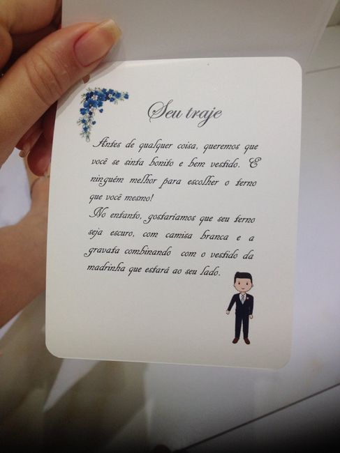  Minhas Lembrancinha, convite e manual para madrinhas e padrinhos - 10