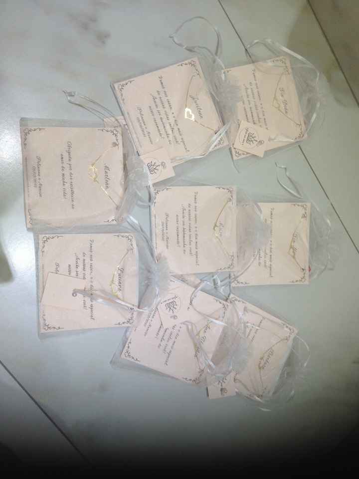  Minhas Lembrancinha, convite e manual para madrinhas e padrinhos - 1