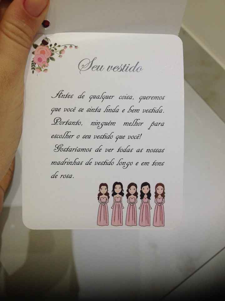  Minhas Lembrancinha, convite e manual para madrinhas e padrinhos - 7