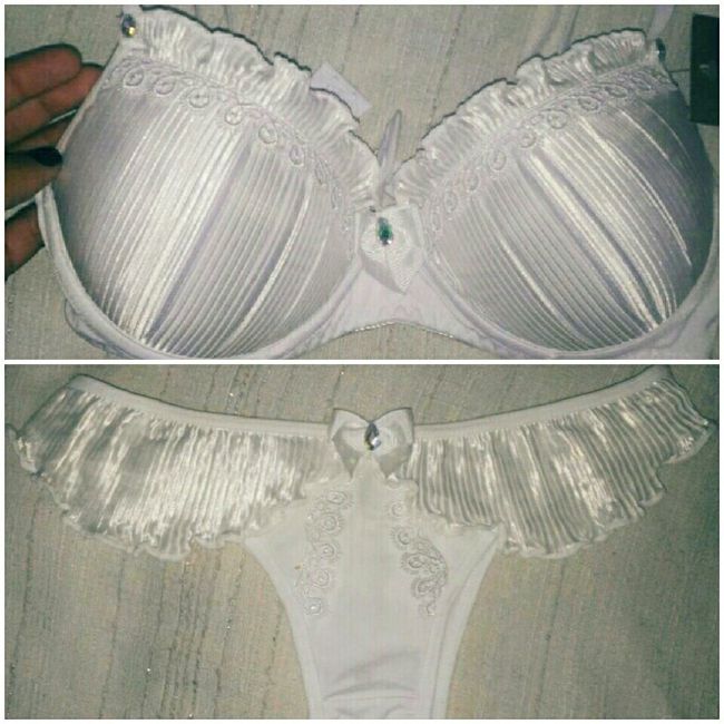 Minha lingerie da noite de núpcias! - 2