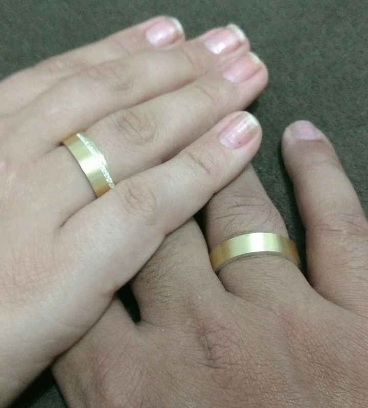 Nossas alianças 😍 - 2