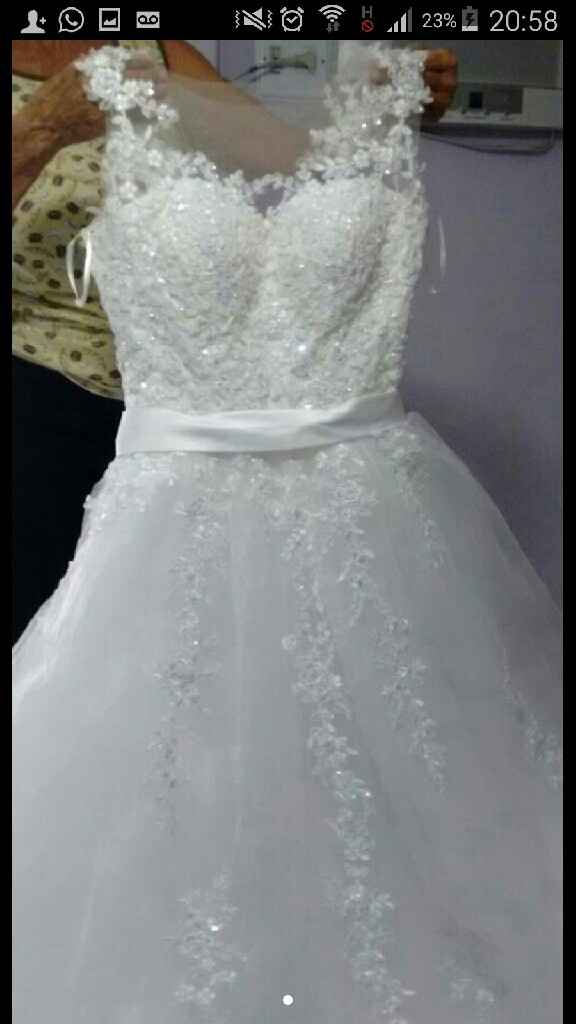 Noivinhas que comprou vestido no aliexpress - 1