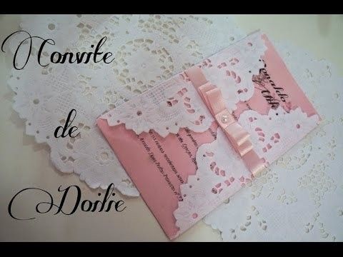 Convite com doilie