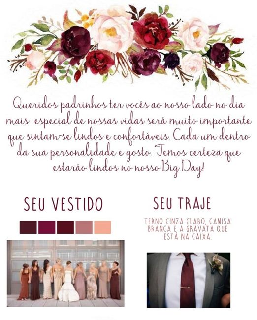 Manual de padrinhos que montei... o que acham?? #ajuda 4