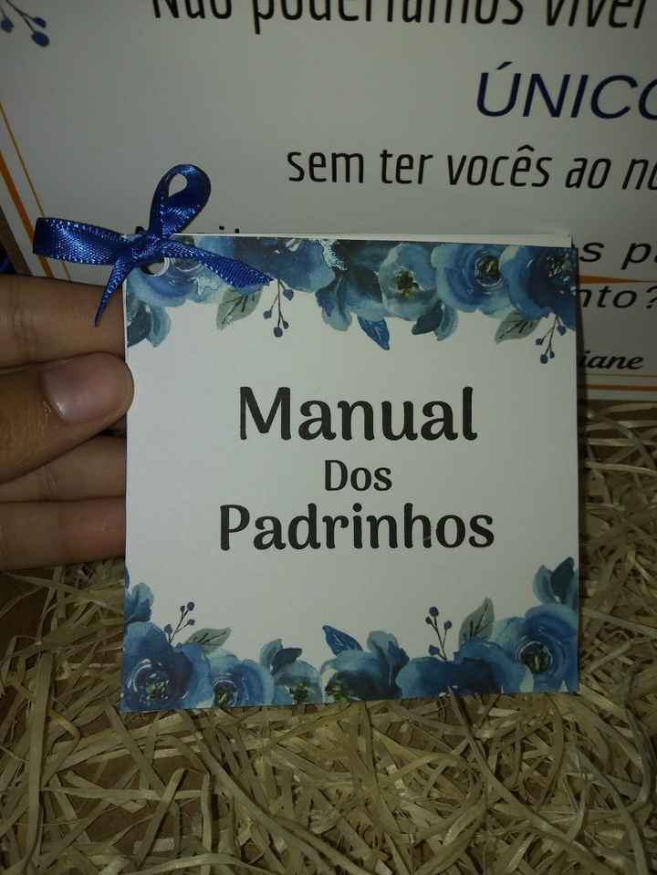 MANUAL DOS PADRINHOS (arte toda feita por mim) 