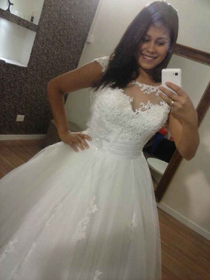 Prova do vestido venham ver - 1