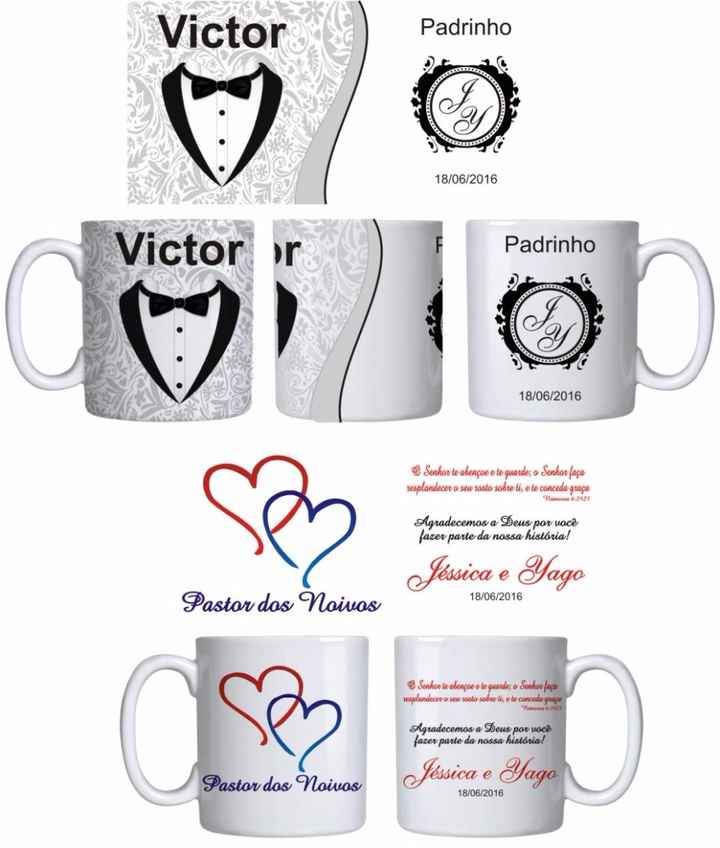 caneca dos padrinhos.
