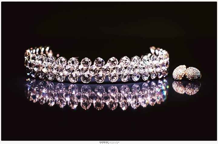 tiara e brinco