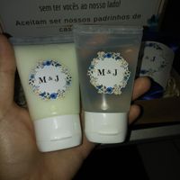 BISNAGAS (sabonete líquido e creme hidratante) 