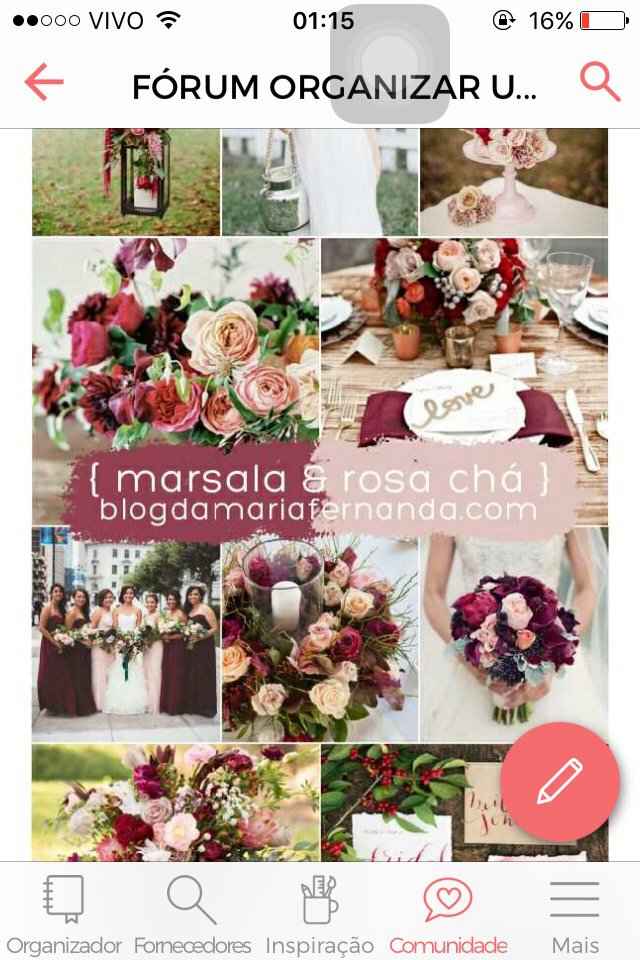 Já escolheu a cor do seu casamento? compartilhe - 1