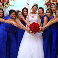 o luxo do azul royal!