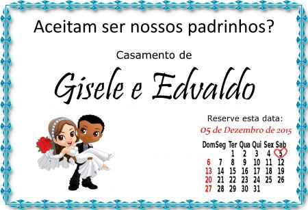 Convite padrinhos - 1