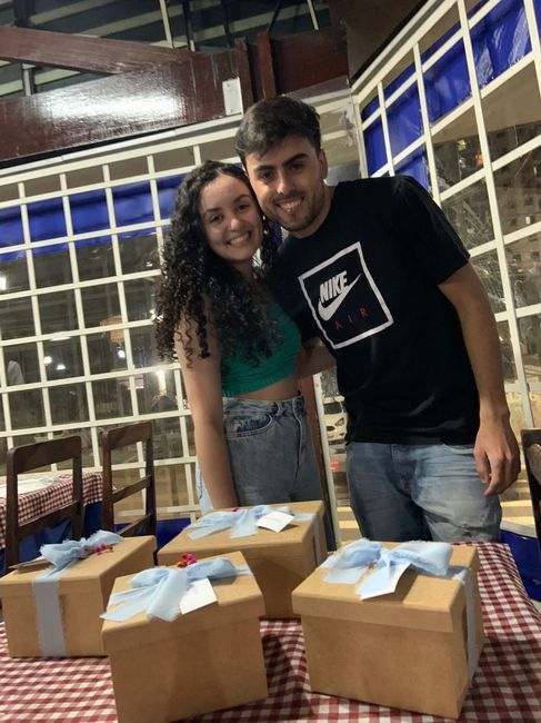 Caixa convite dos pais e padrinhos ❤️ 5