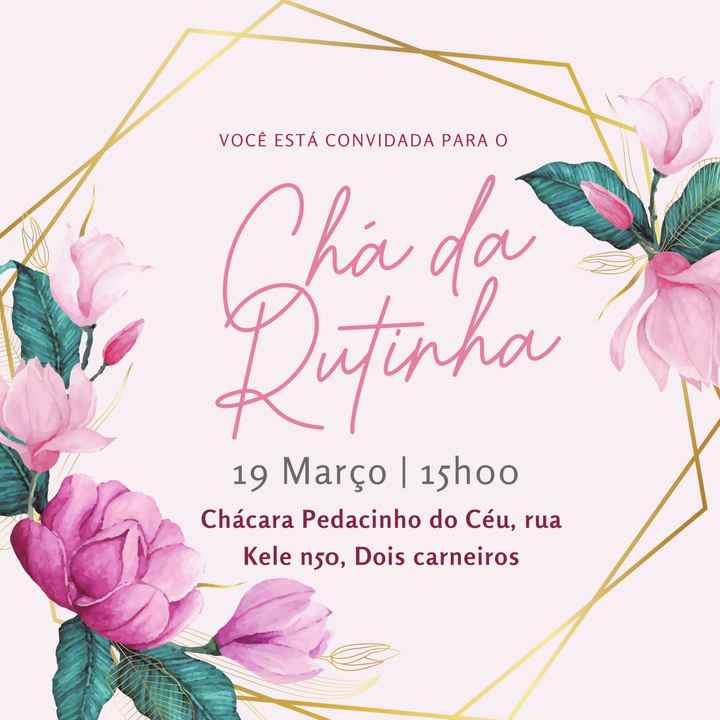 Meu chá de Panela/cozinha 🎁 - 1