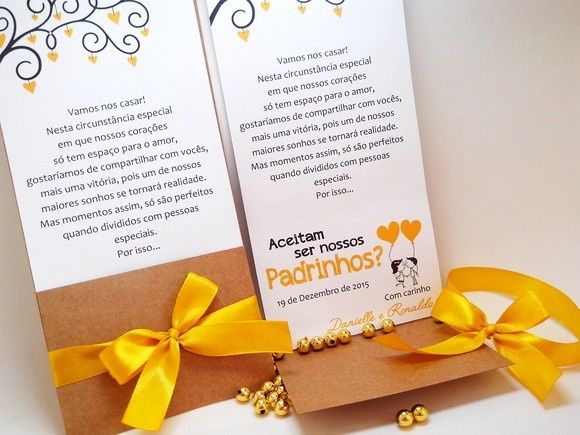 CONVITE PADRINHOS