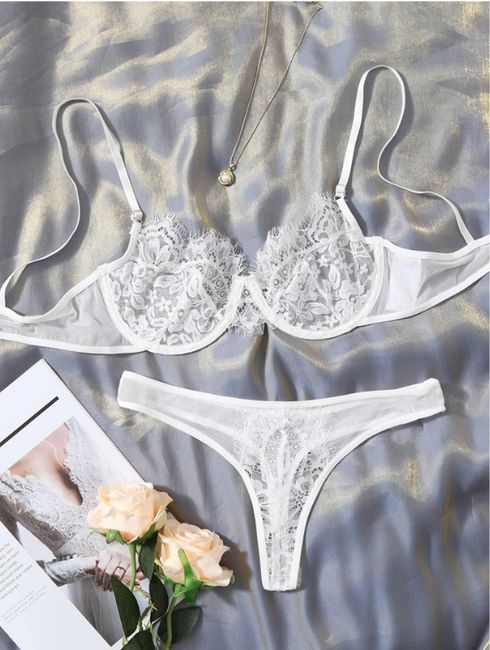 Lingerie noite de núpcias.