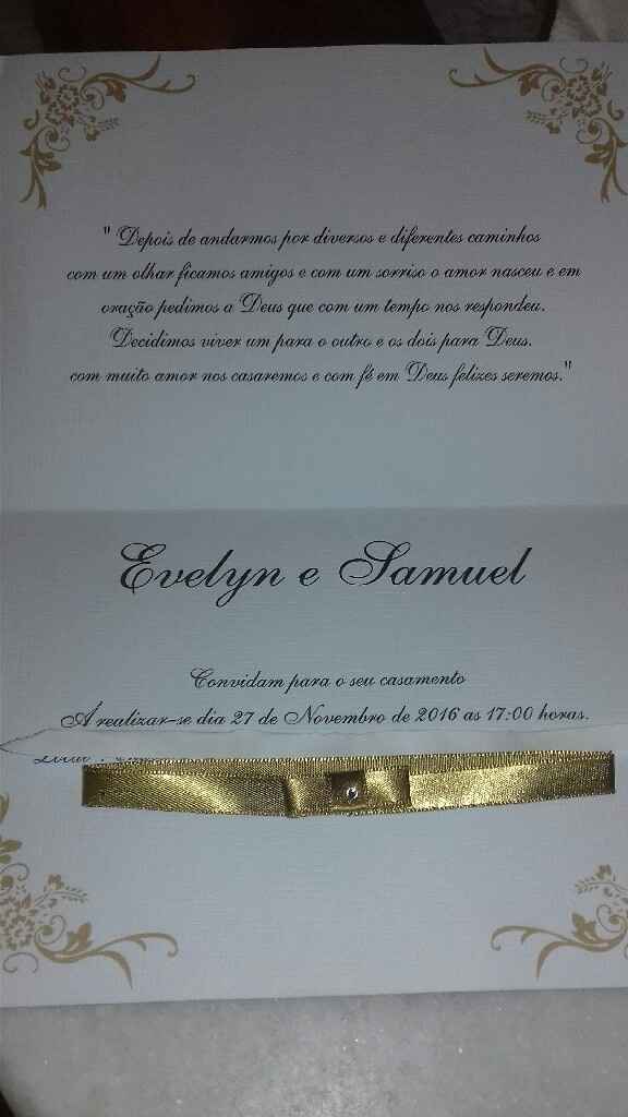 Meus convites chegaram!!!! - 2